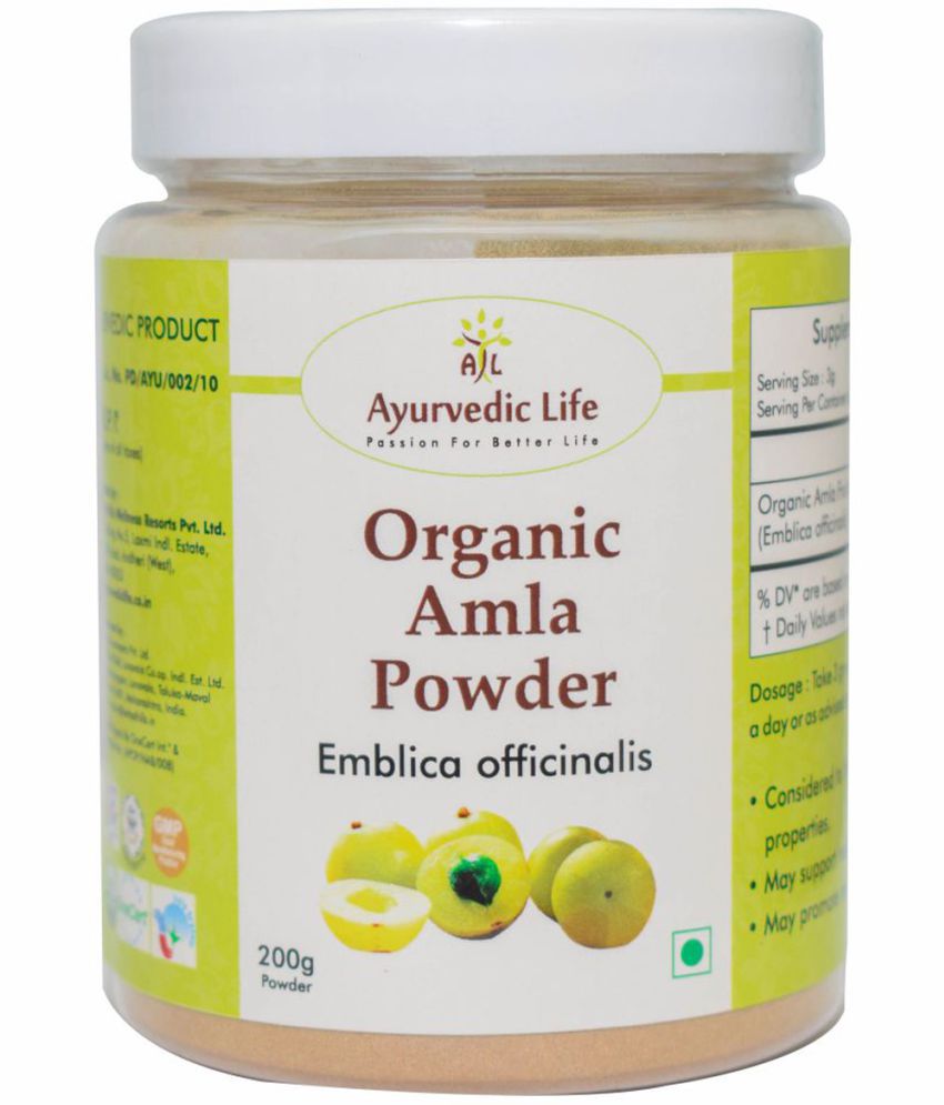    			Ayurvedic Life Organic Amla Powder 200 gm Pack Of 1