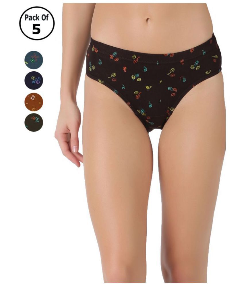     			Dollar - Cotton Multi Color Women's Briefs ( )