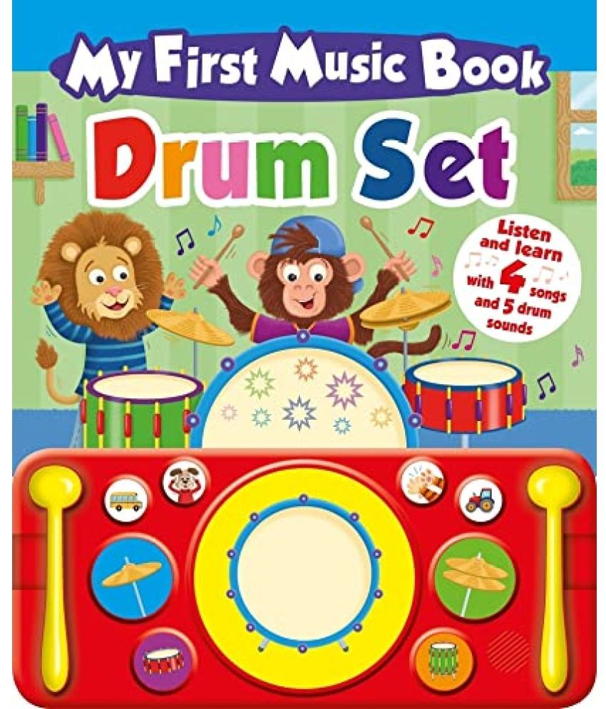     			My First Music Book: Drum Set (Drum Book) Board book 1 July 2018