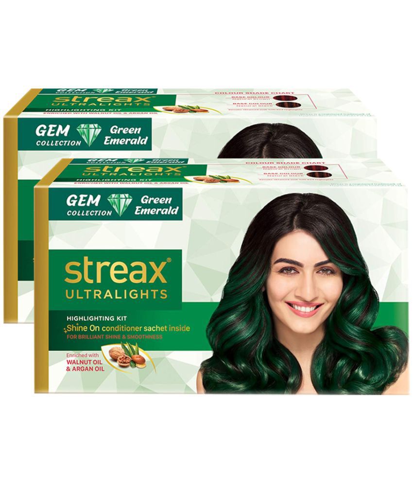 Streax Ultralights Temporary Hair Color Caramel Green Emerald 60 mL Pack of  2: Buy Streax Ultralights Temporary Hair Color Caramel Green Emerald 60 mL  Pack of 2 at Best Prices in India - Snapdeal