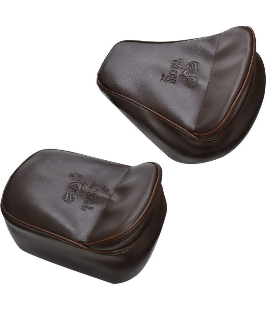     			AHL MOTORS Coffe Brown color Seat Cover For Royal Enfield Classic