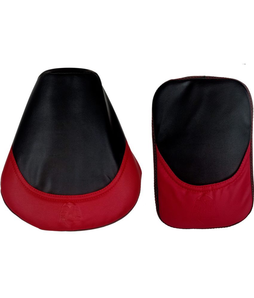     			AHL MOTORS Half Black & Red Stylish Seat Cover For Royal Enfield Classic