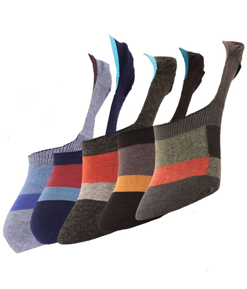     			Dollar - Cotton Blend Multicolor Men's Ankle Length Socks ( Pack of 5 )