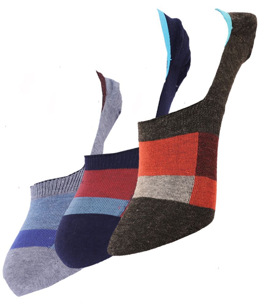     			Dollar - Cotton Blend Multicolor Men's Ankle Length Socks ( Pack of 3 )
