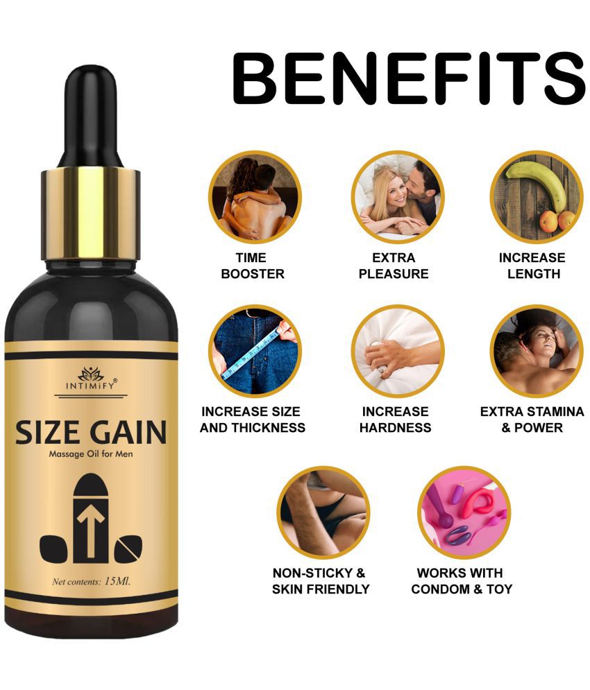 Intimify Size Gain Oil For Sexy Massage Oil Penis Cream Penis Gel