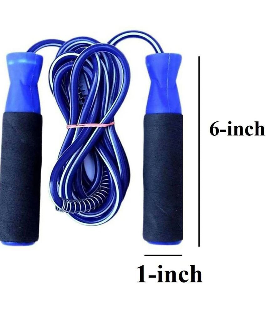 FITMonkey - Foam handle Gym Fitness Skipping Rope with Ball Bearing