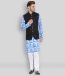 Hangup - Black Polyester Regular Fit Men's Kurta Pyjama Set ( Pack of 1 )