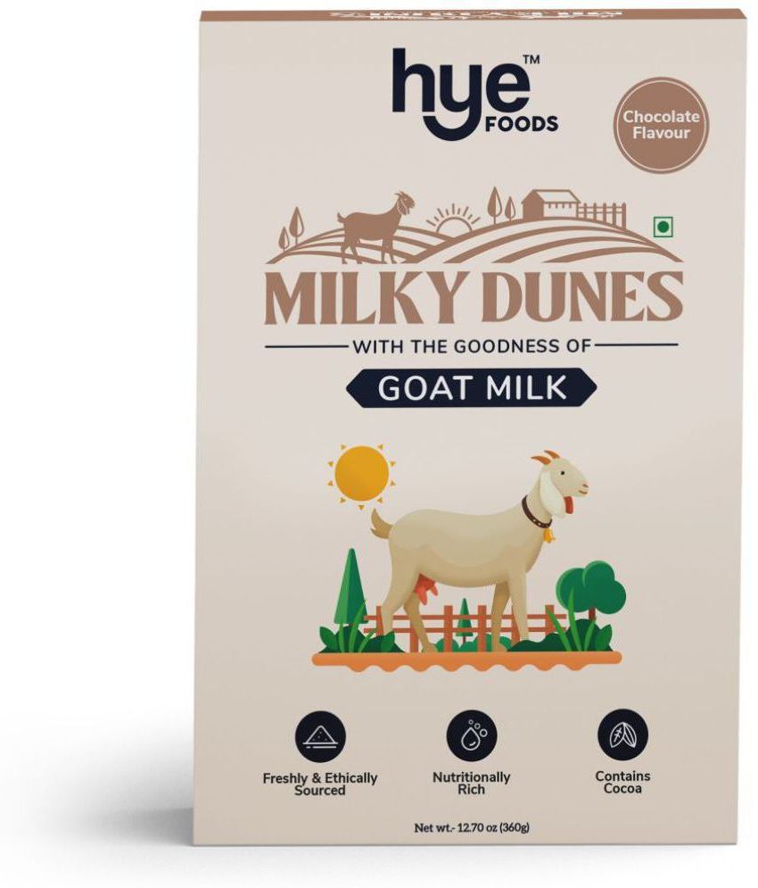     			HYE FOODS Milky Dunes Goat Milk Powder 360g Chocolate Flavour Whole Milk Powder 360 g