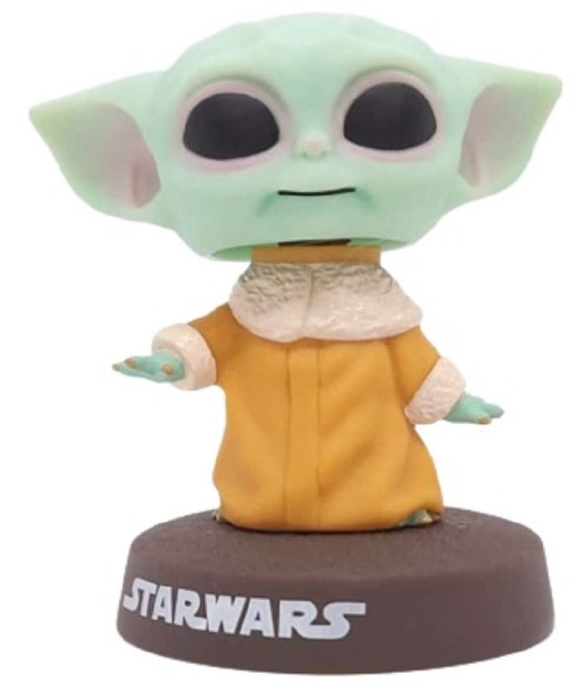 Sky Line Standing Baby Yoda Star Wars Bobble HEad With Great Finish and