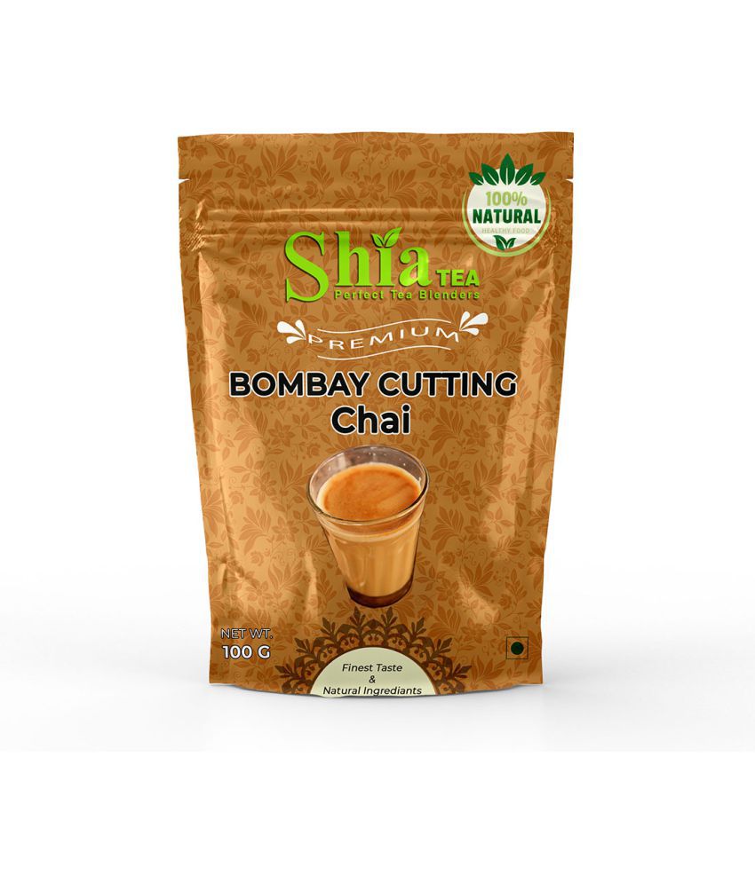     			shia Tea Black & Herbal Tea Loose Leaf Ginger elaichi 100 gm