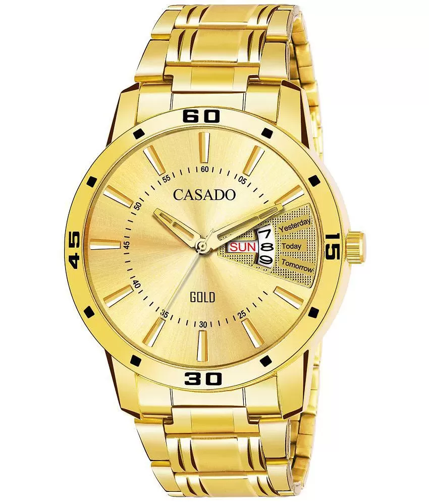 Gold Dial Sports Watches Men - Buy Gold Dial Sports Watches Men Online  Starting at Just ₹121 | Meesho