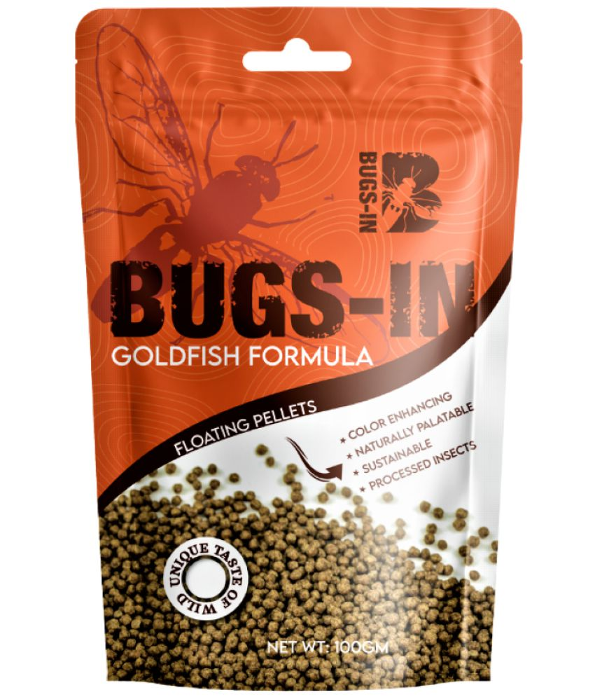     			BUGS-IN Goldfish Formula | Floating Pellets | 100g