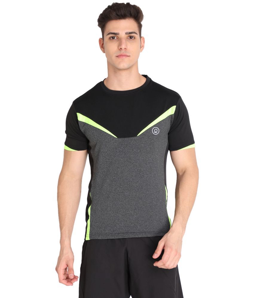     			Chkokko - Polyester Regular Fit Black Men's Sports Polo T-Shirt ( Pack of 1 )