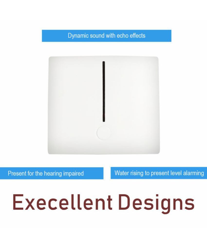 Buy FEDUS DC Water Tank Overflow Alarm Siren with Voice Sound,Wired