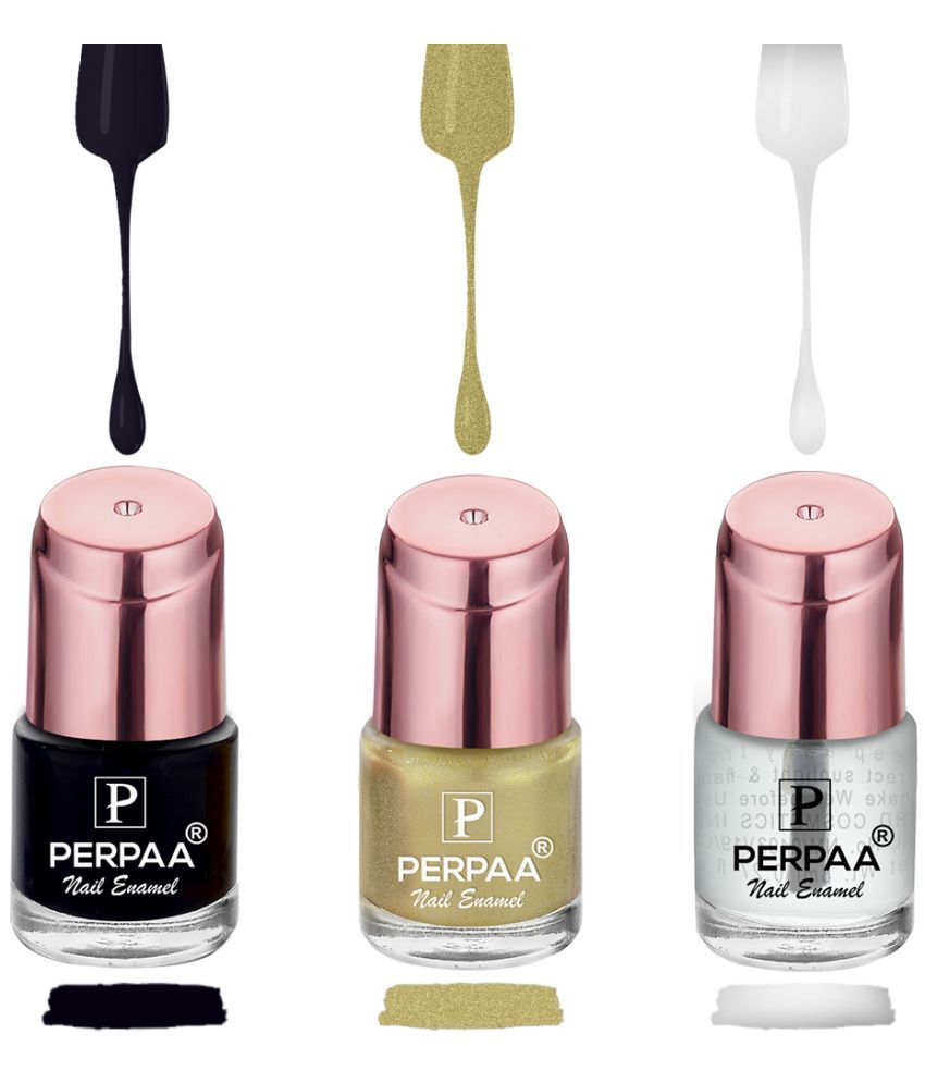     			Perpaa Perpaa Nail Polish Bronze Glossy Pack of 3 200 mL