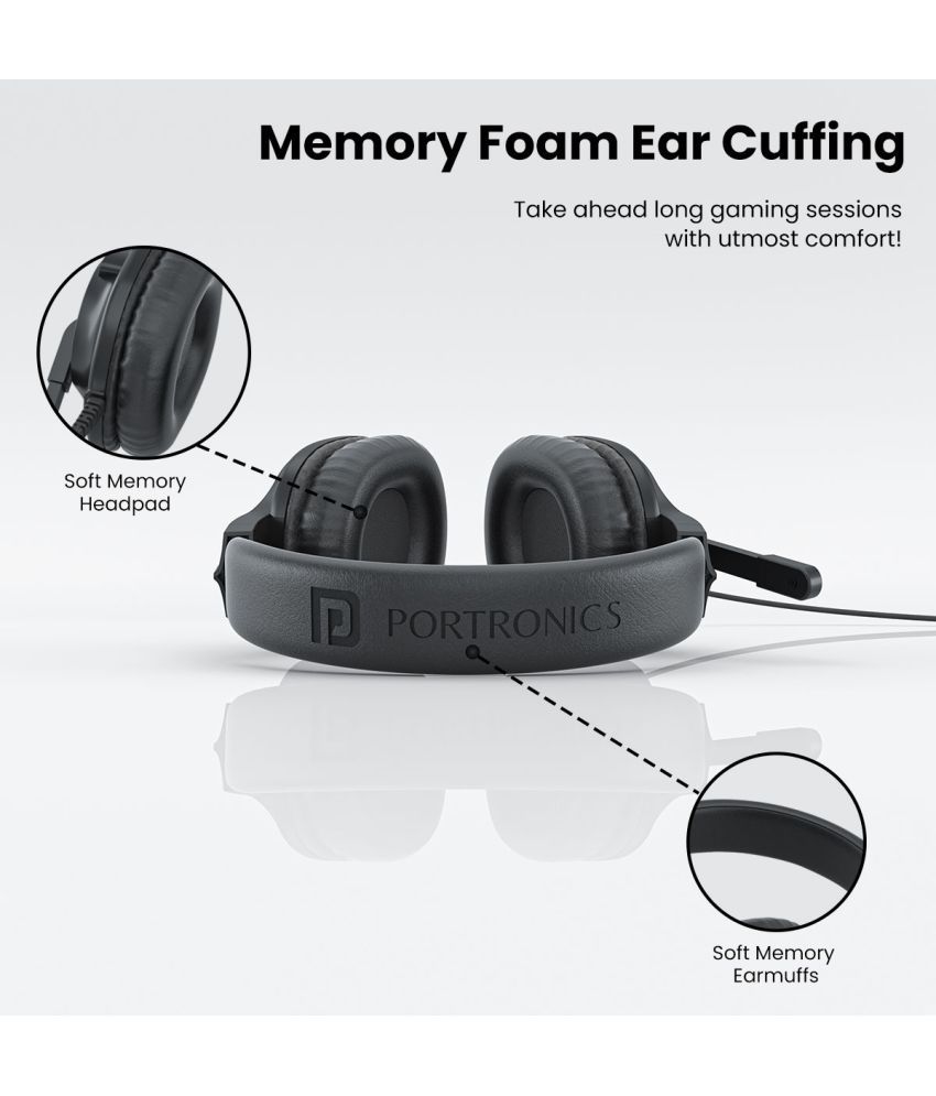 Portronics GenesisUnprecedented Gaming Experience Headphone with