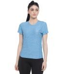 Chkokko Blue Polyester Tees - Single