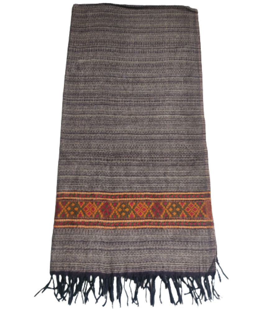     			new india trends Brown Shawl - Single