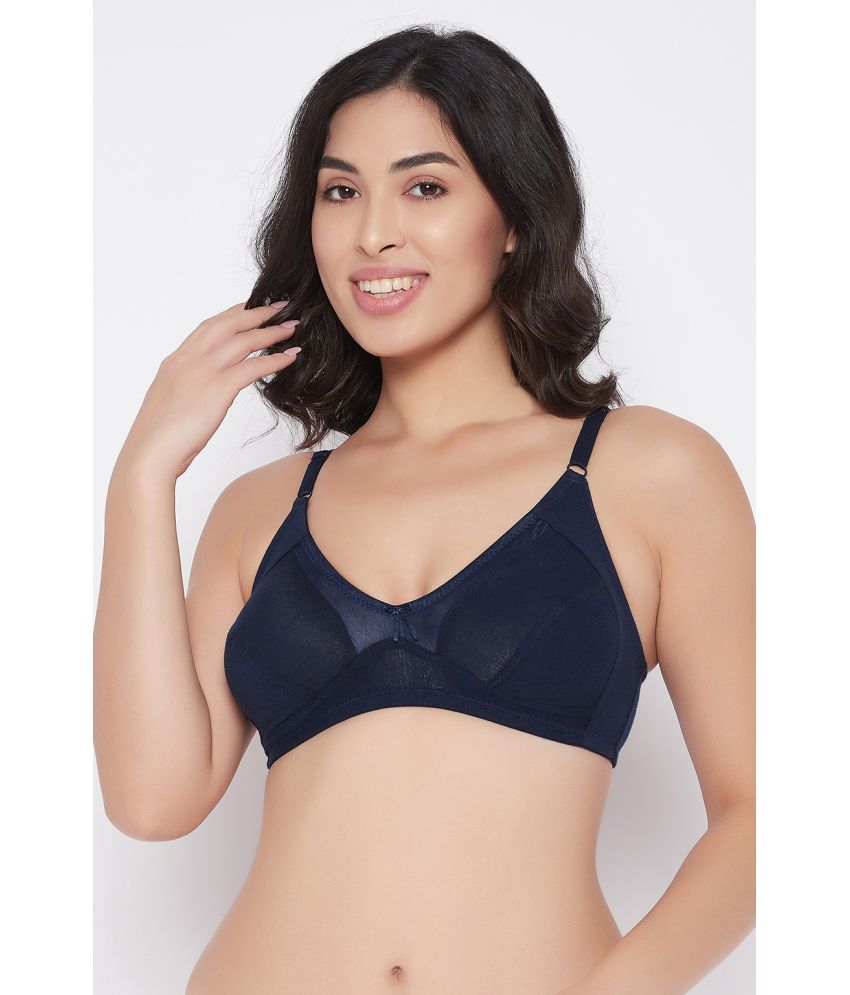     			Clovia 100% Cotton Non Padded Women's Everyday Bra ( Blue )