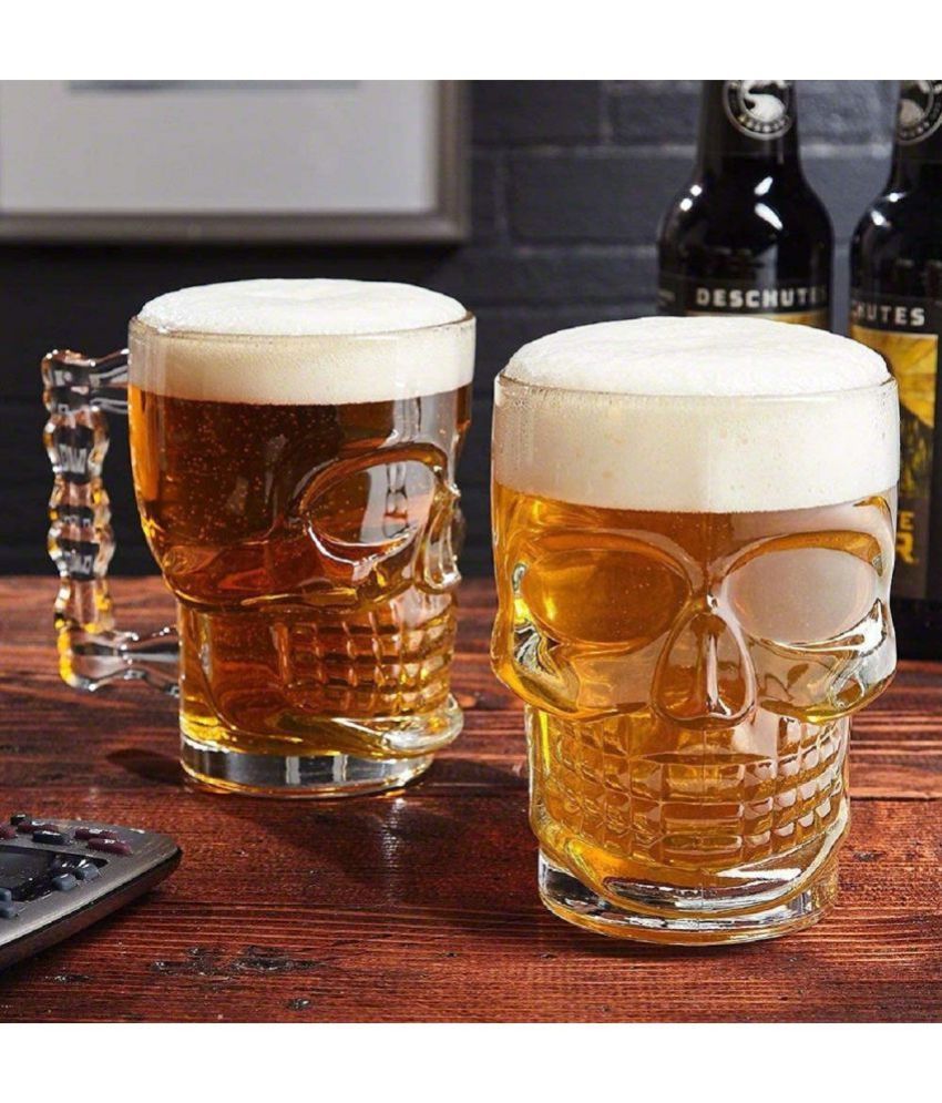     			vvora - Glass Beer Glasses & Mug 540 ml ( Pack of 2 )