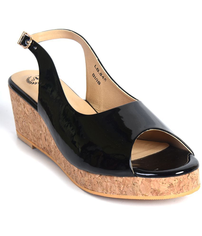     			Ajanta - Black Women's Sandal Heels