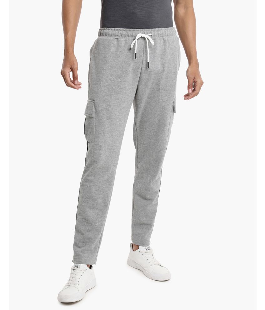     			Campus Sutra - Cotton Blend Grey Men's Trackpants ( Single Pack )