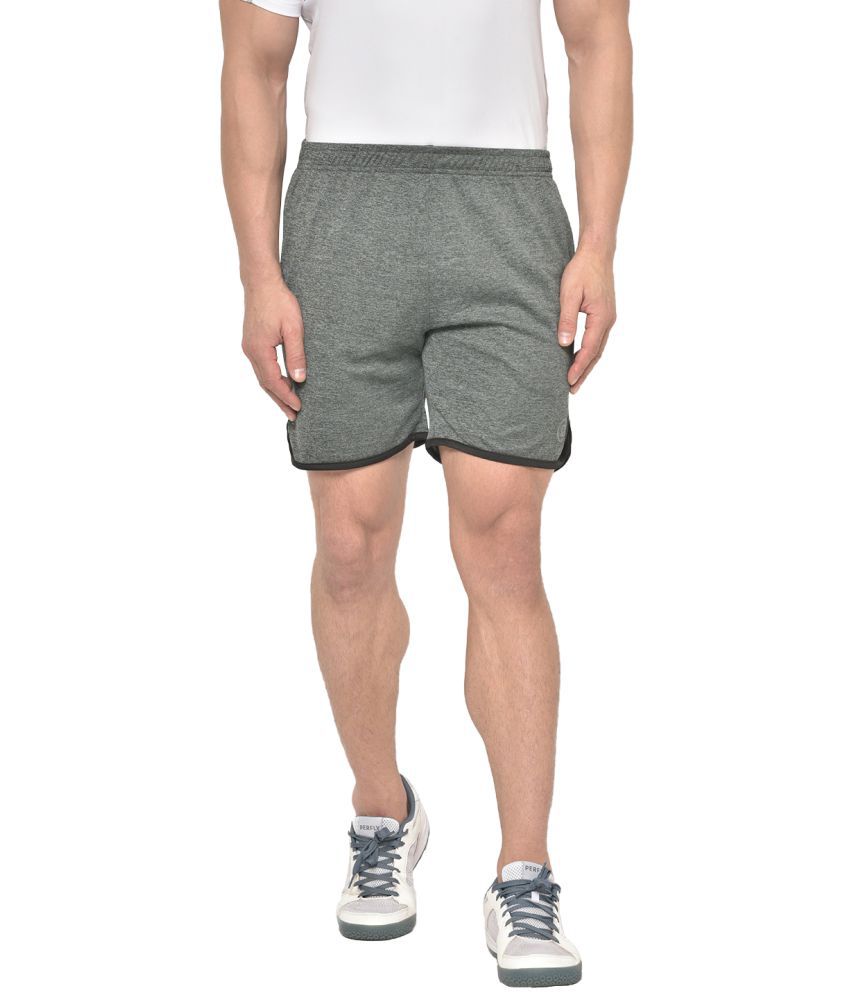     			Chkokko - Polyester Grey Men's Running Shorts ( Pack of 1 )