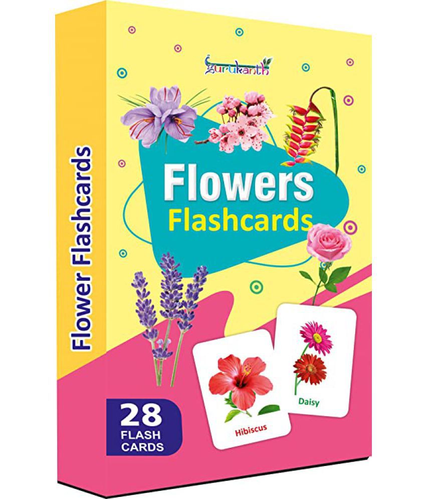     			Flowers Flash Cards for Kids Early Learning | Easy & Fun Way of Learning 1 Year to 6 Years Babies