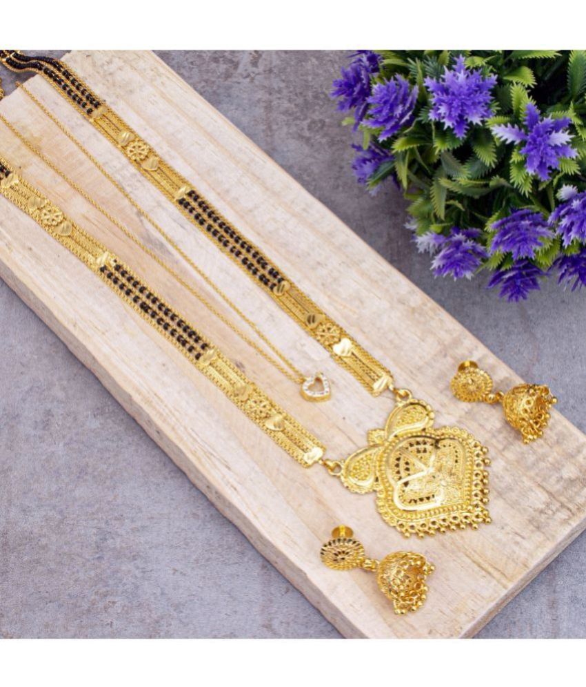     			Sukkhi - Gold Mangalsutra Set ( Pack of 1 )