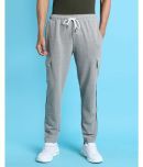 Campus Sutra - Cotton Blend Grey Men's Trackpants ( Single Pack )