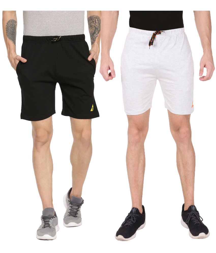     			Ardeur - Cotton Blend Off-White Men's Shorts ( Pack of 2 )