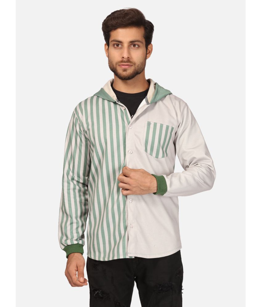     			BULLMER - Green Cotton Blend Regular Fit Men's Casual Shirt ( Pack of 1 )
