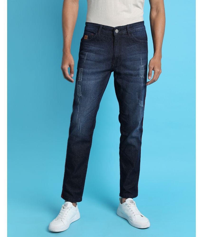     			Campus Sutra - Navy Blue Denim Regular Fit Men's Jeans ( Pack of 1 )