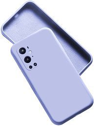 Artistique - Blue Silicon Soft cases Compatible For ONEPLUS 9PRO ( Pack of 1 )