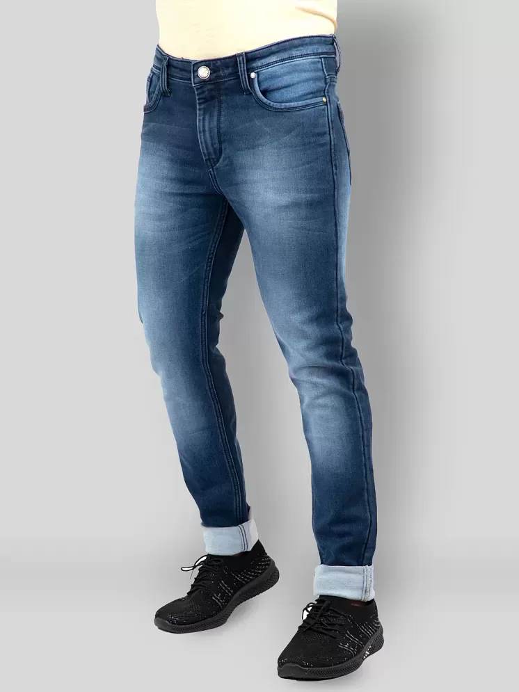 Hasasi Denim - Blue 100% Cotton Regular Fit Men's Jeans ( Pack of