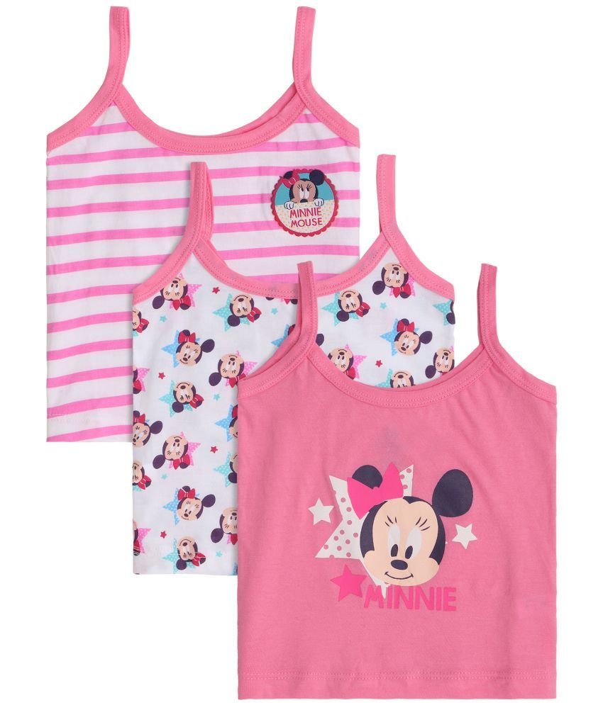     			Bodycare Pack of 3 Baby Girls 100% Cotton Vest ( Multi )