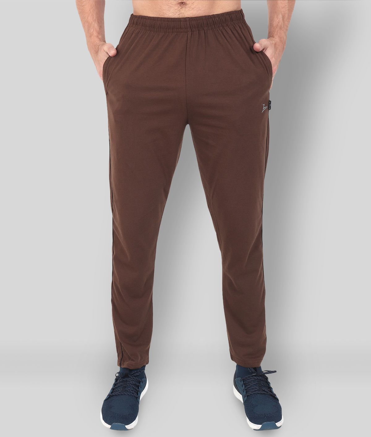     			Zeffit - Brown Cotton Blend Men's Trackpants ( Pack of 1 )