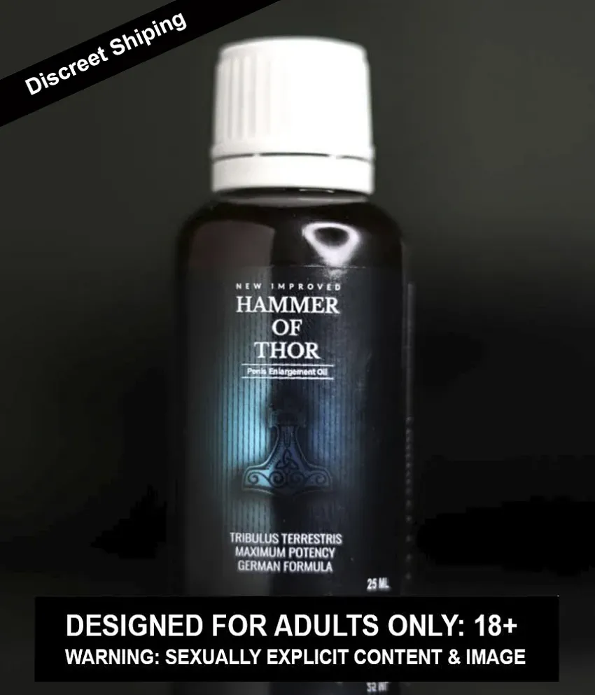 HAMMER OF THOR Penis Enlargement Oil for Men 25 ml Buy HAMMER OF