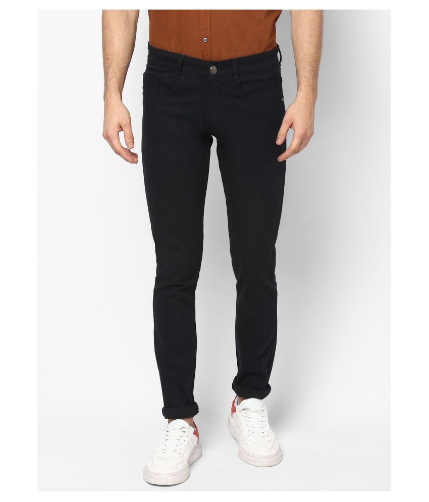     			Urbano Fashion - Black Cotton Blend Slim Fit Men's Jeans ( Pack of 1 )