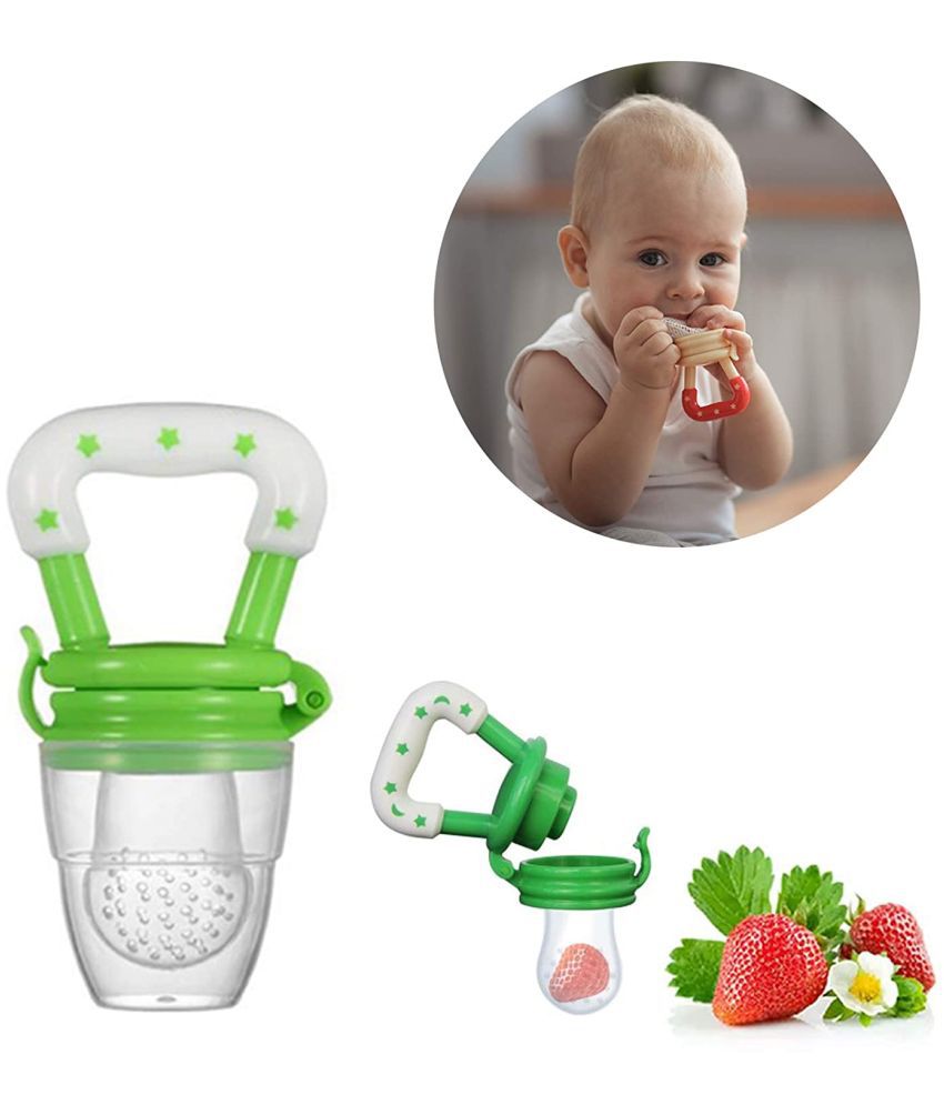     			Veggie Feed Nibbler Fruit Nibblersilicone Food For Baby, Green