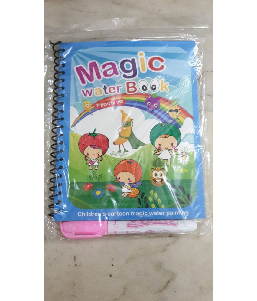     			Childrens Cartoon Magic Water Painting Books - Water Magic Books - Set of 2 Books