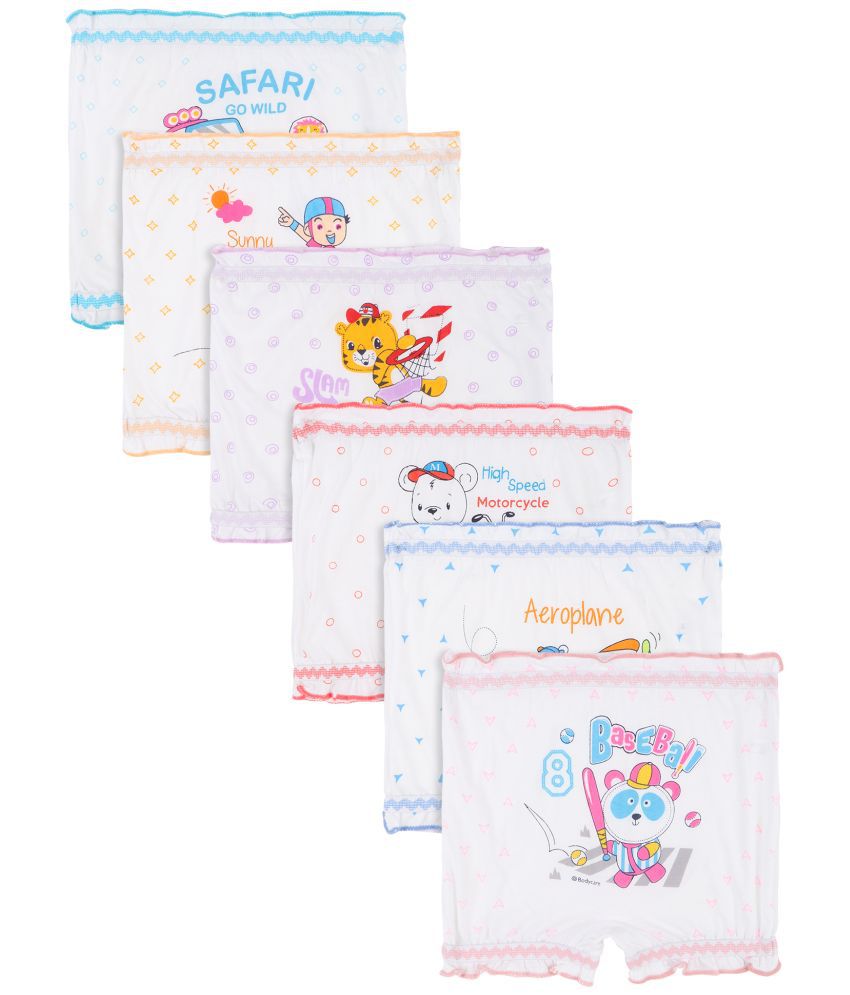     			Bodycare Girls Printed Assorted Bloomer Pack Of 6