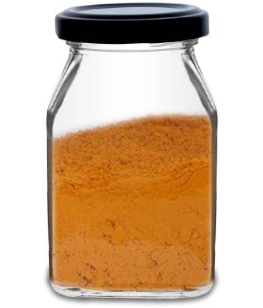     			CROCO JAR - Transparent Glass Spice Container ( Pack of 9 )
