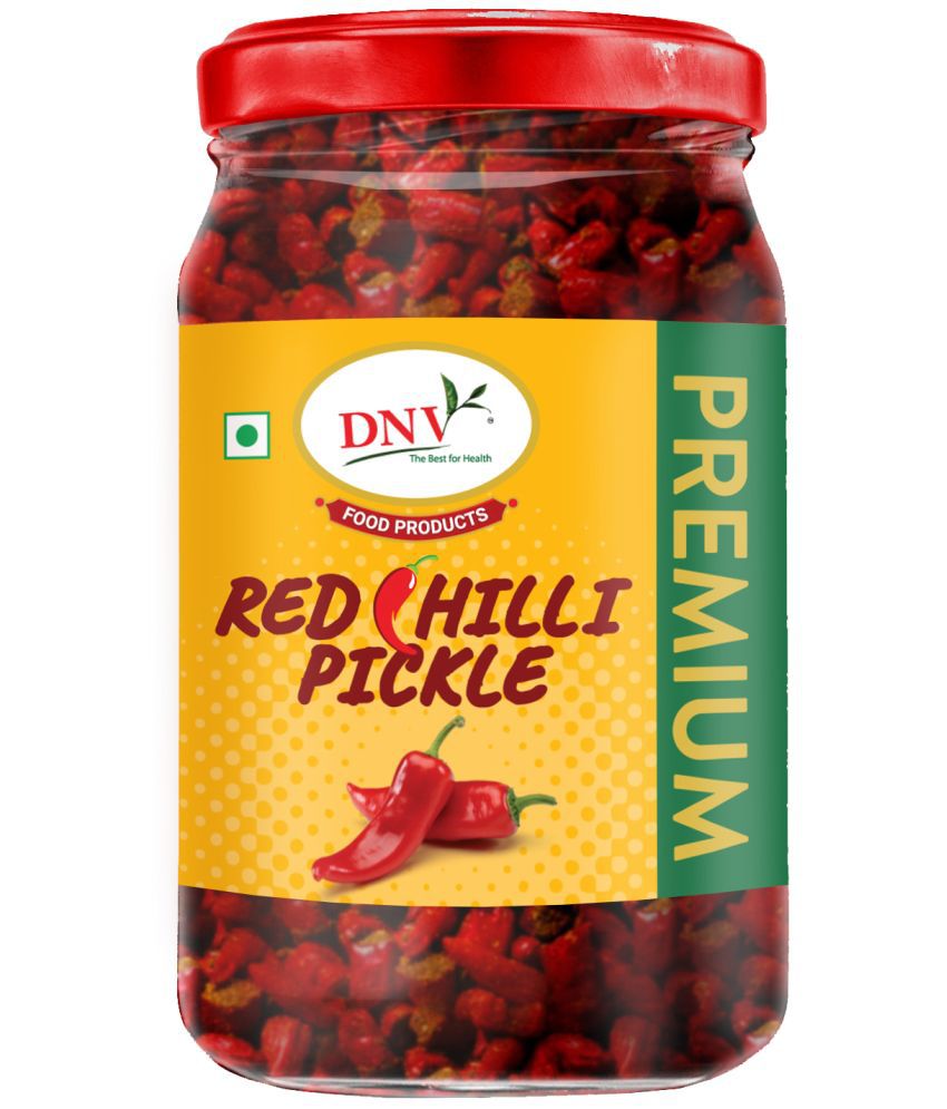 DNV Premium Red Chilli Pickle 200 g Pack of 4