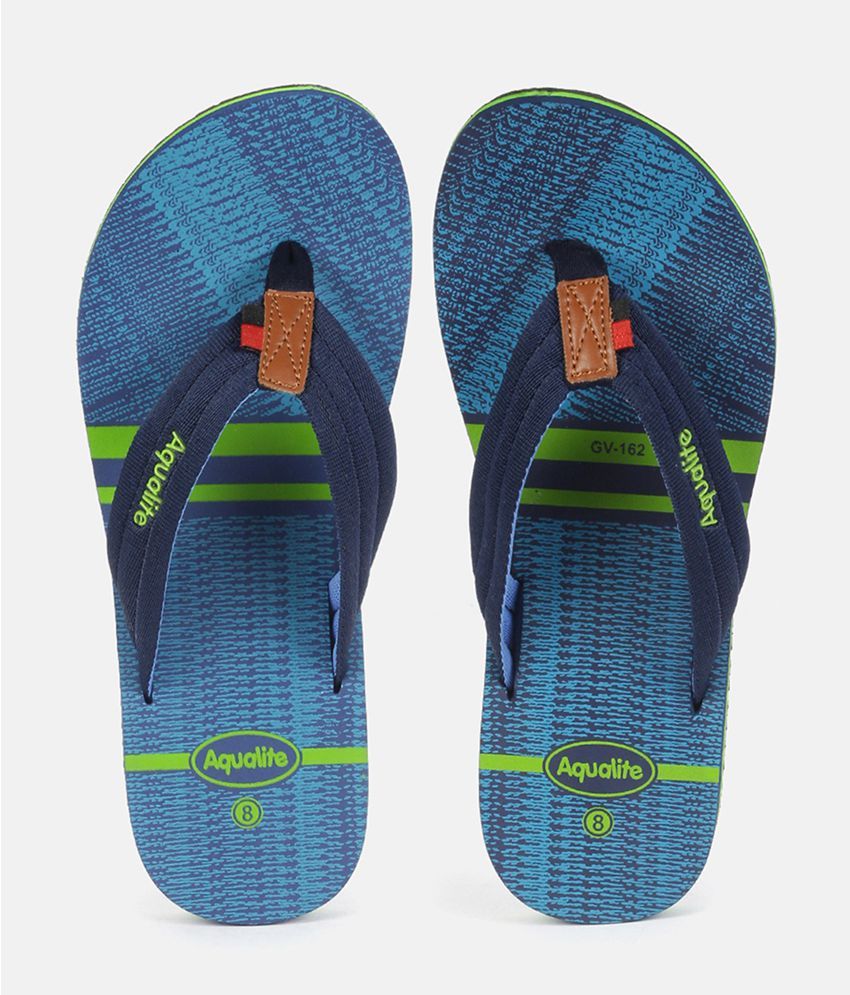     			Aqualite - Navy Men's Flip Flops