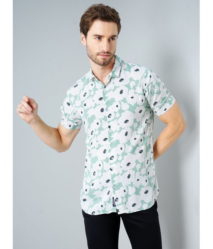     			Paul Street - Green Rayon Slim Fit Men's Casual Shirt ( Pack of 1 )