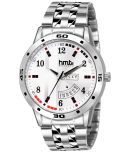 HMTe - Silver Metal Analog Men's Watch