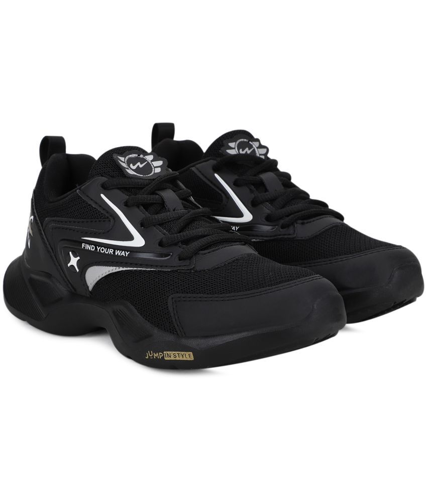     			Campus - Black Boy's Sports Shoes ( 1 Pair )