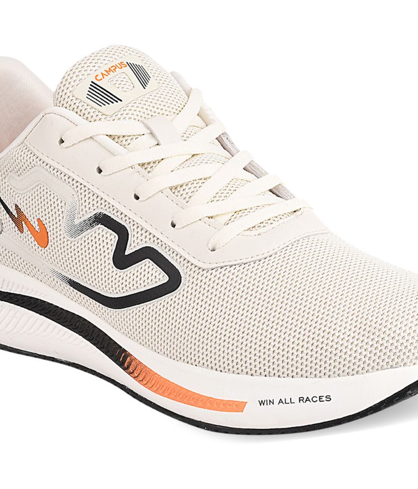 RAKE White Men's Sports Running Shoes 