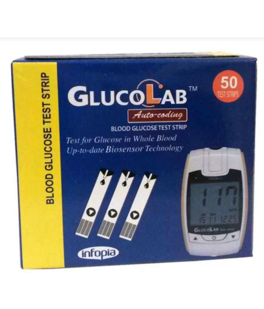 Glucolab 50 Test Strips - 31-50 Strips Expiry June 2024